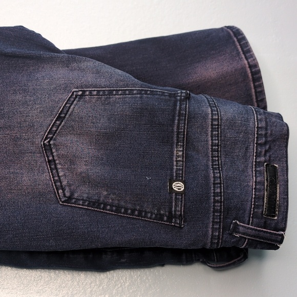 Kill City Purple Dyed Denim Jeans Indie Style - Picture 4 of 15